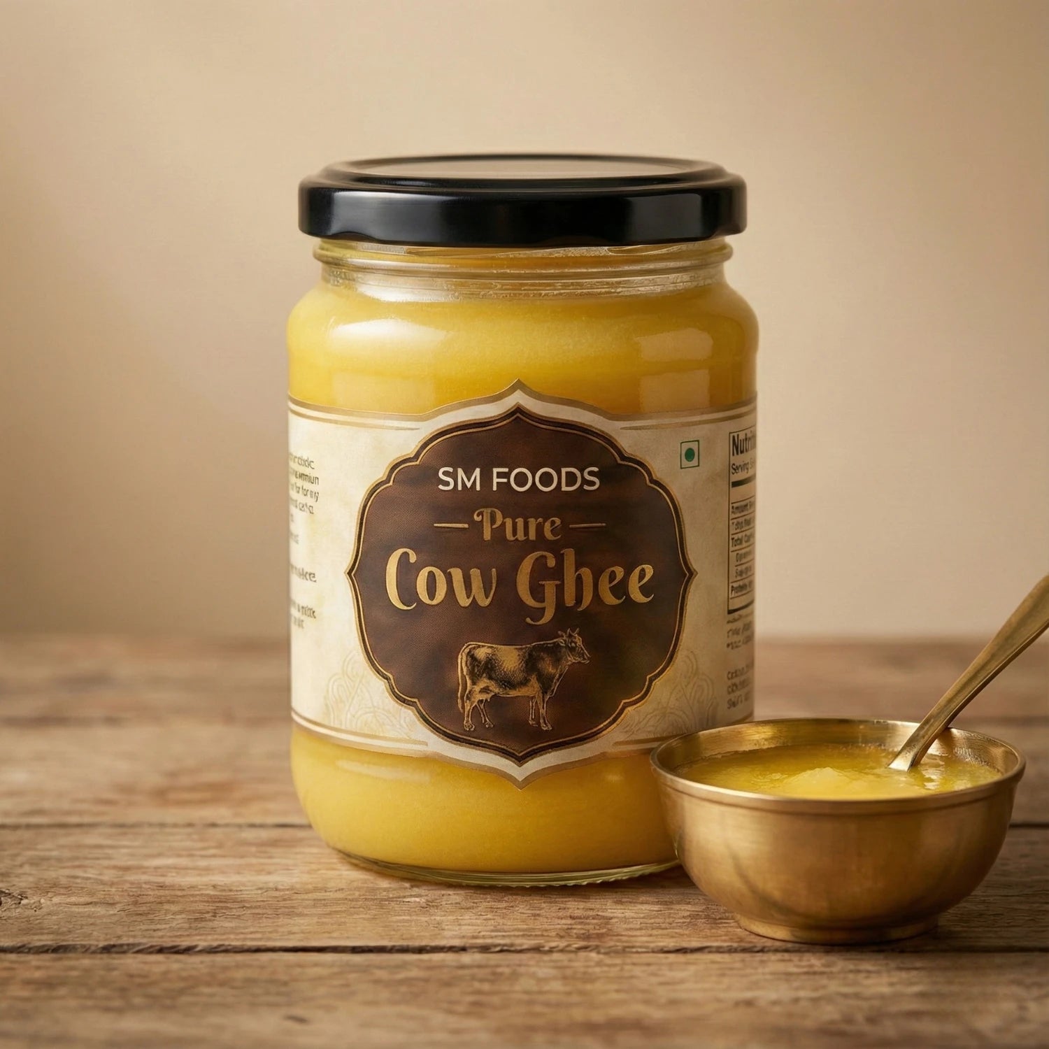 Pure Cow Pure Cow Ghee 500ml & 1ltr – SM FOODS