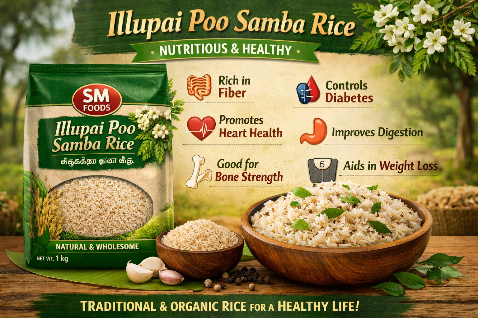 ILLUPAI POO SAMBA RICE